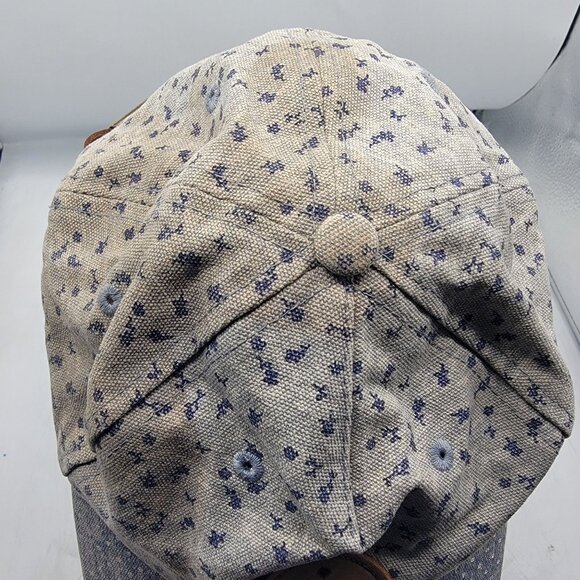 Vintage Vans Floral Print Baseball Cap With Leather Strap - Picture 6 of 8